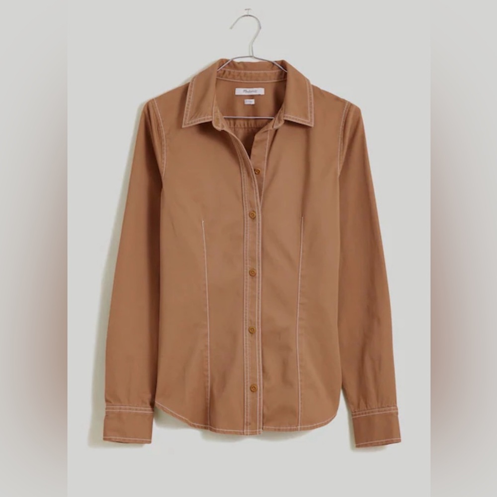 Madewell Darted Button-Up Shirt in (Re)generative Chino